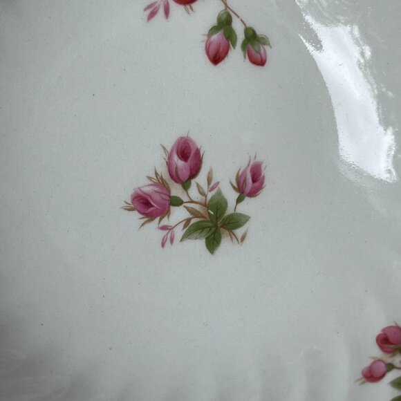 Johnson Brothers Shape Regency Pink Roses Ironstone 5 Cereal Bowls 6" England - Picture 6 of 10